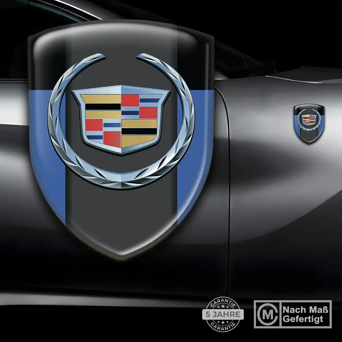 Cadillac Silikon Aufkleber Auto Spitzenqualität