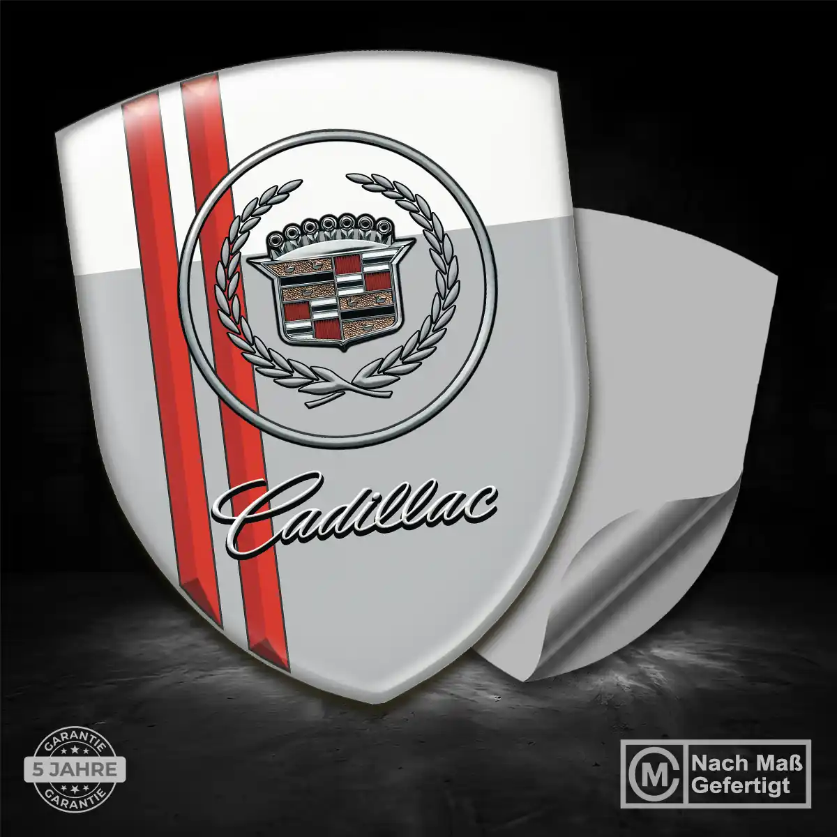 Cadillac Silikon Aufkleber Embleme Ausdrucksstarkes Design