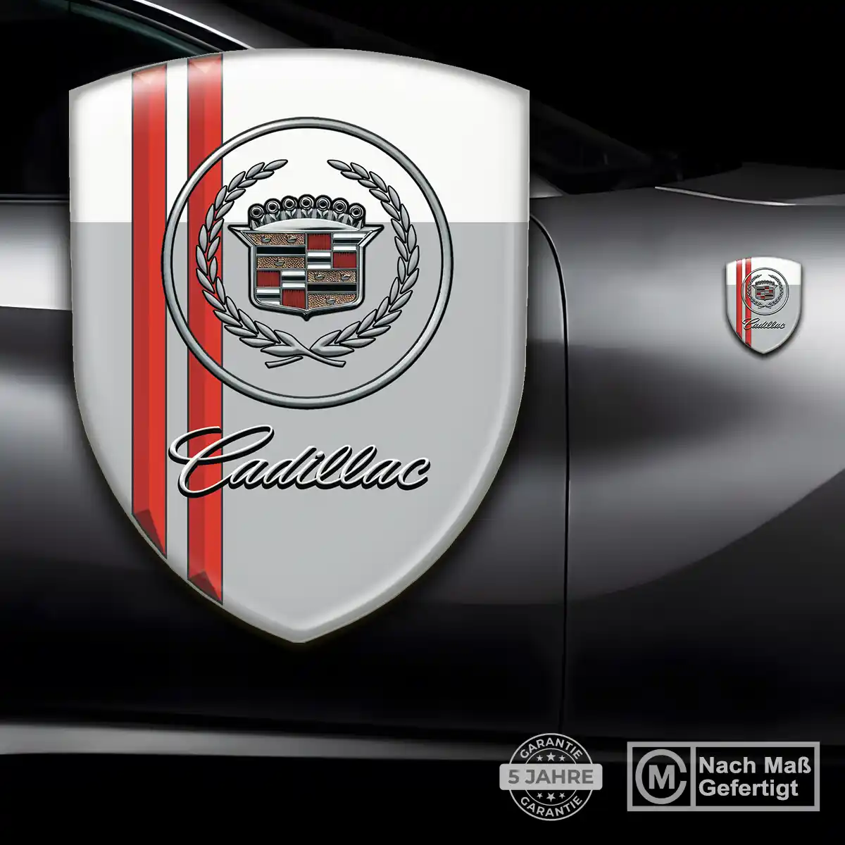 Cadillac Silikon Aufkleber Embleme Ausdrucksstarkes Design
