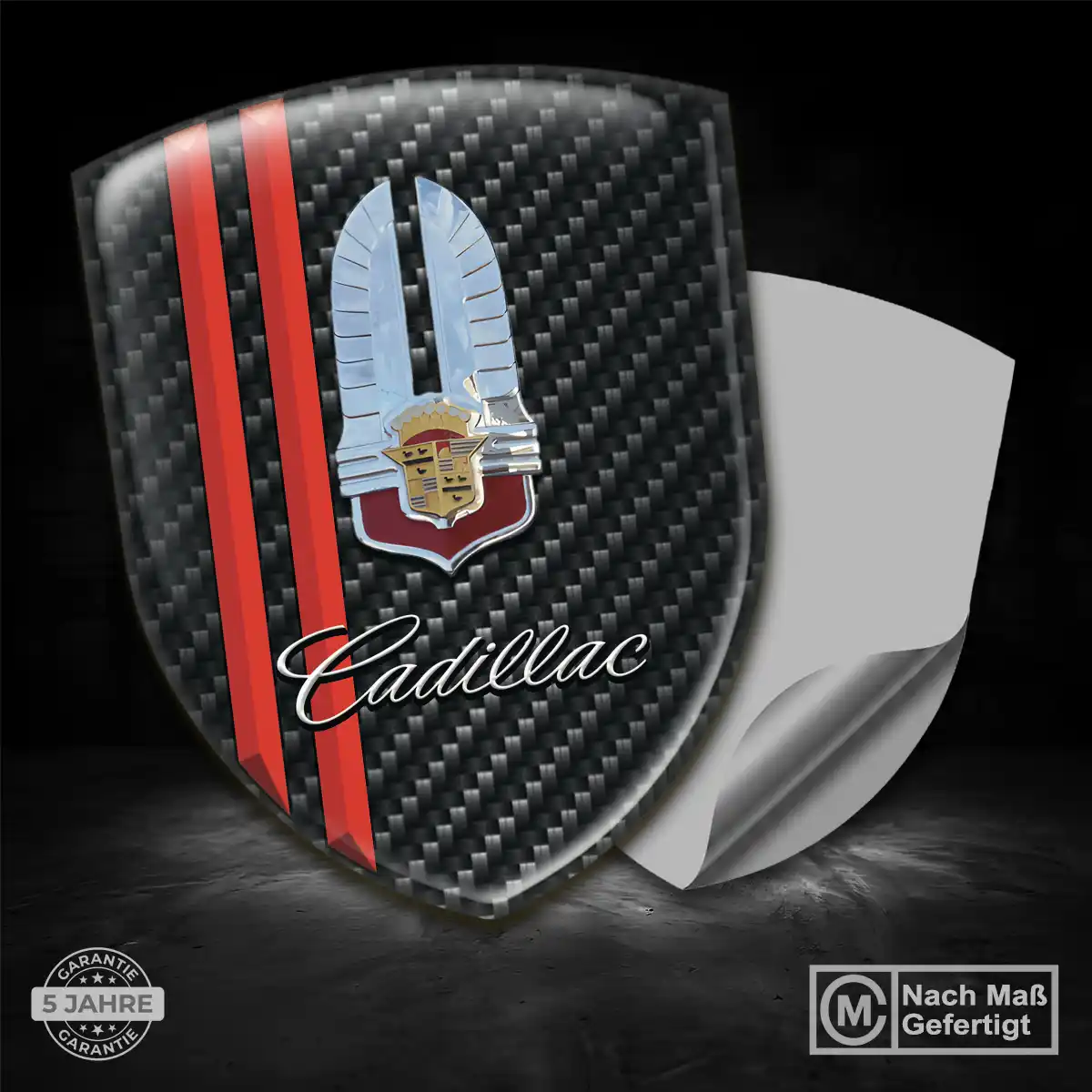 Cadillac Silikon Aufkleber Embleme Auto Interieurdesign