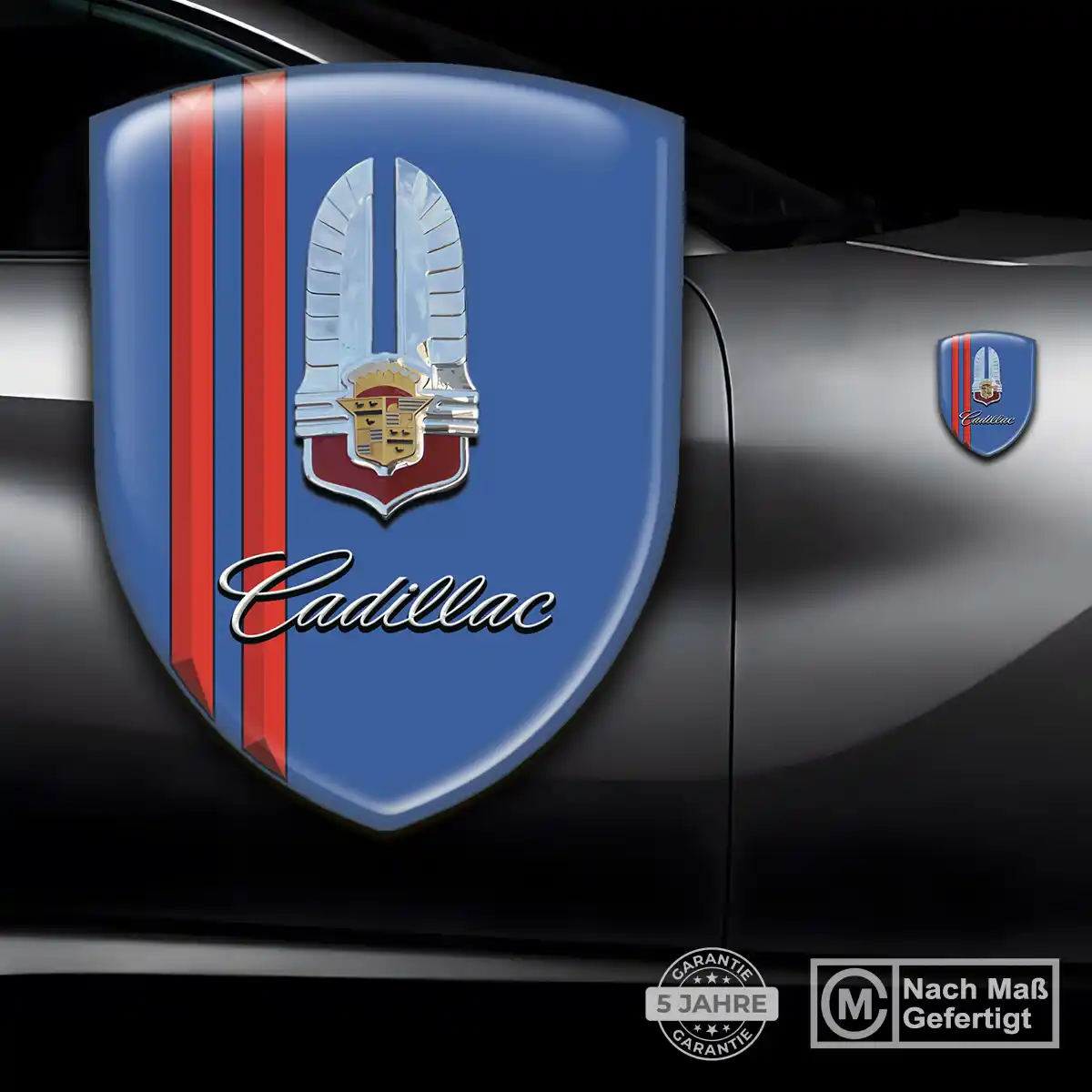 Cadillac Silikon Aufkleber Embleme Auto Limitierte Auflage