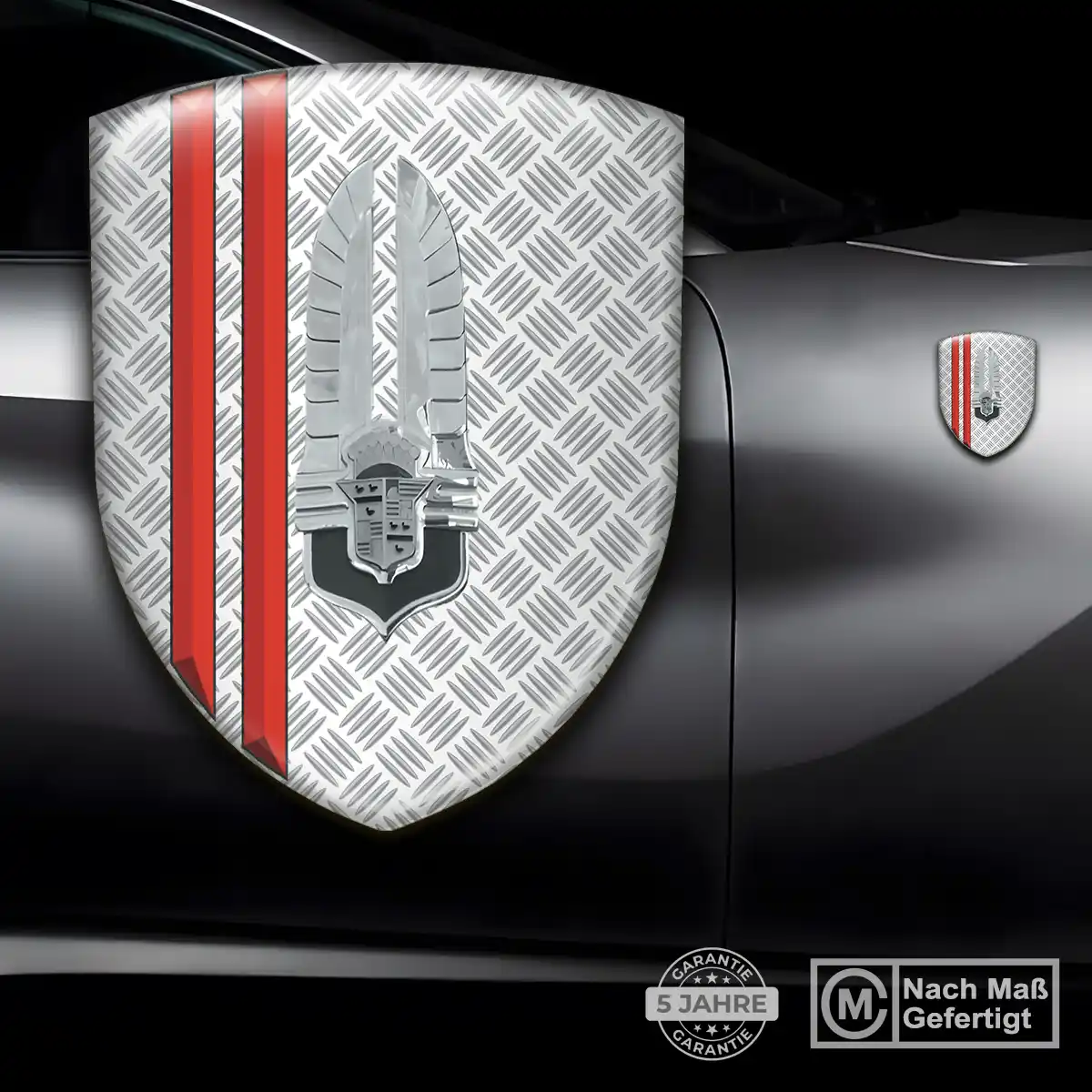 Cadillac Silikon Aufkleber Embleme Auto Markenedition