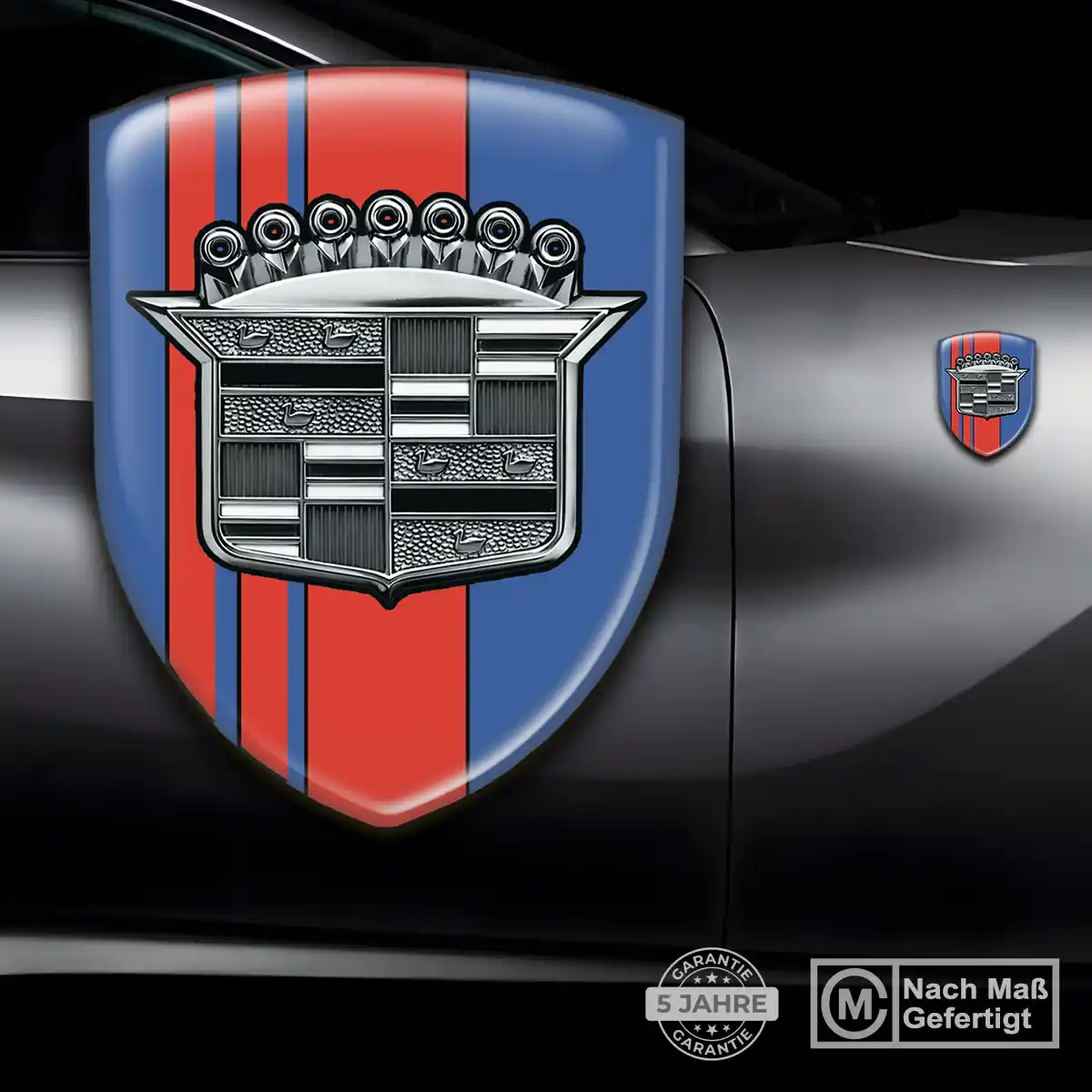 Cadillac Silikon Aufkleber Embleme Auto Spitzenqualität