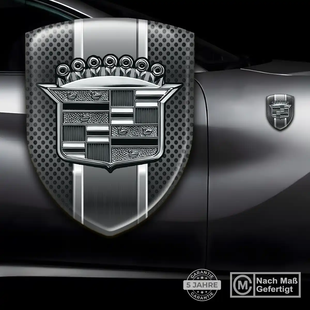 Cadillac Silikon Aufkleber Embleme Auto Stilvolles Design