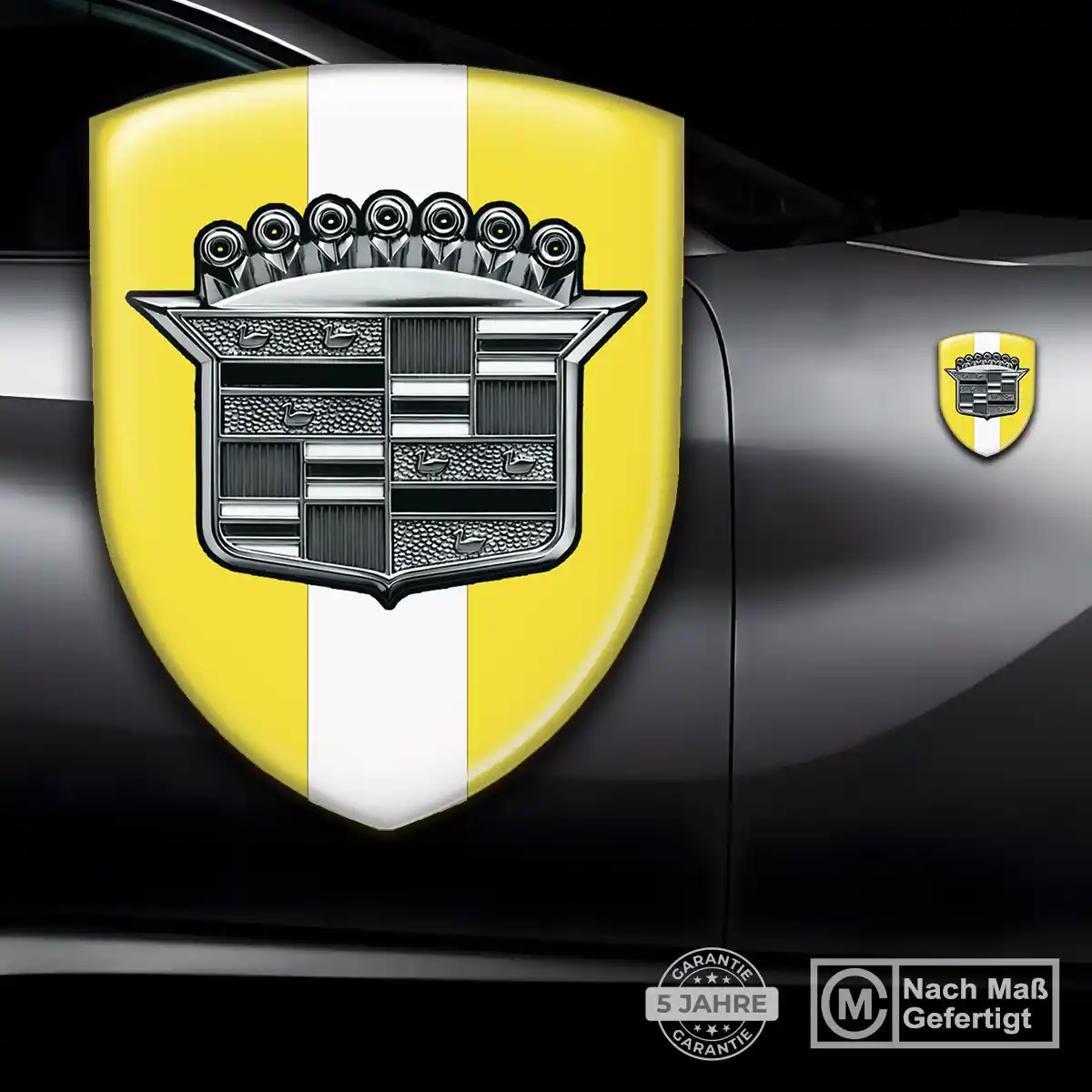 Cadillac Silikon Aufkleber Embleme Exterieurdesign