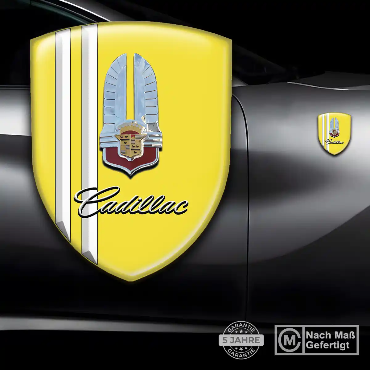 Cadillac Silikon Aufkleber Embleme Interieurdesign