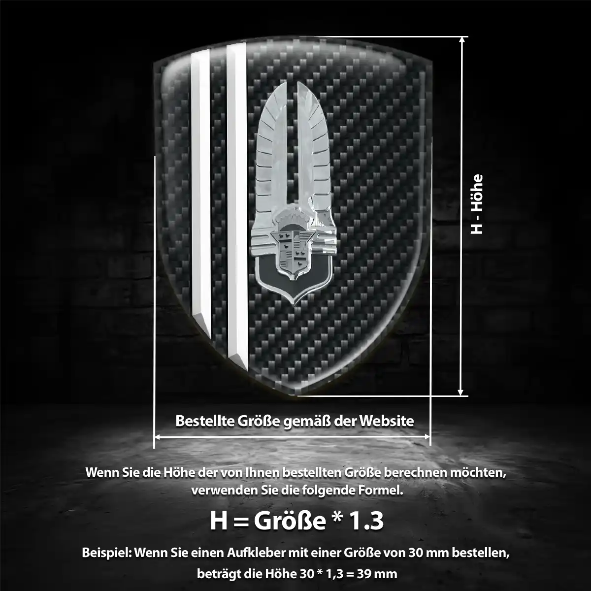 Cadillac Silikon Aufkleber Embleme Markenedition