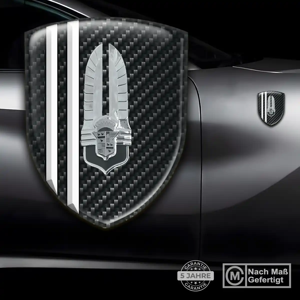 Cadillac Silikon Aufkleber Embleme Markenedition