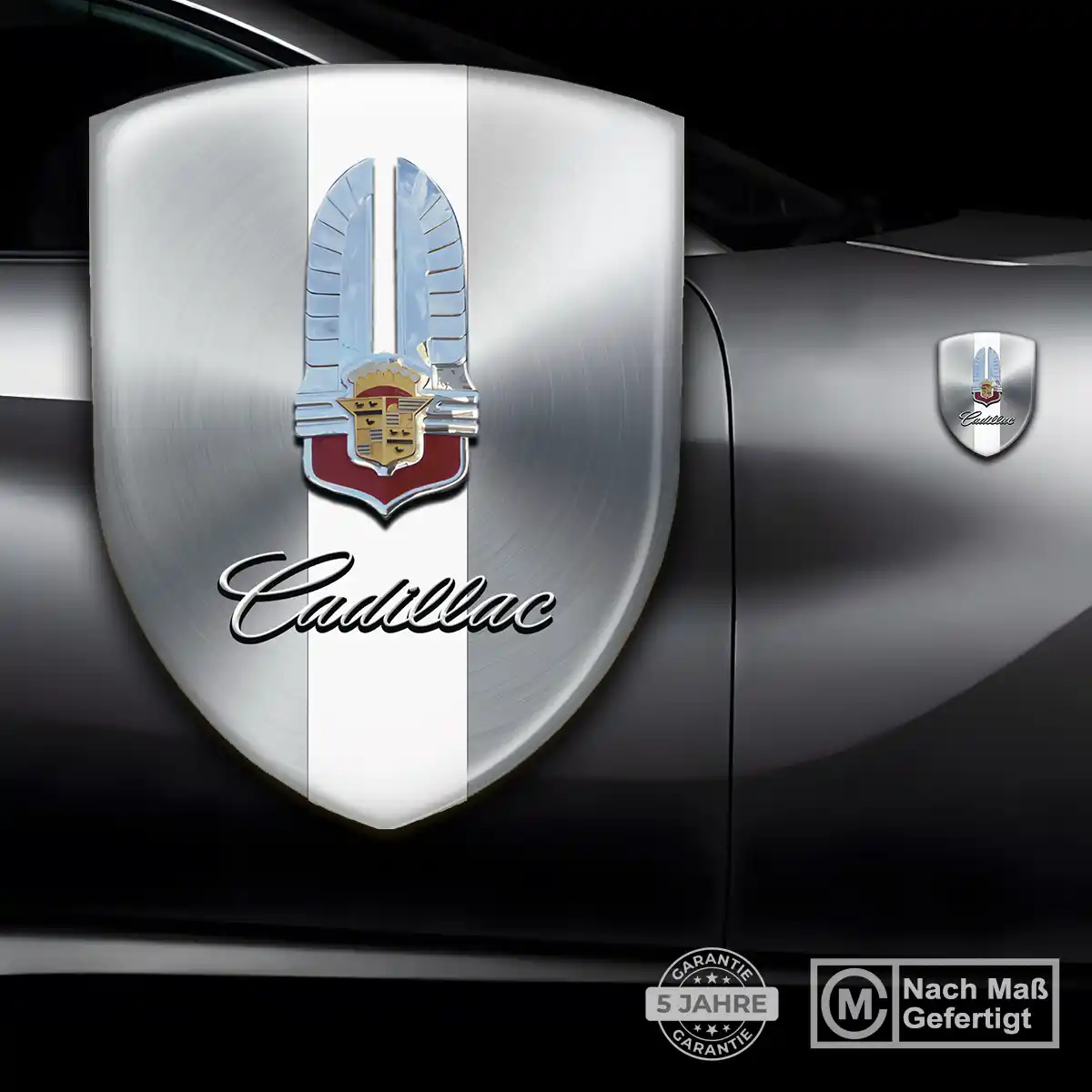 Cadillac Silikon Aufkleber Embleme Modernes Design