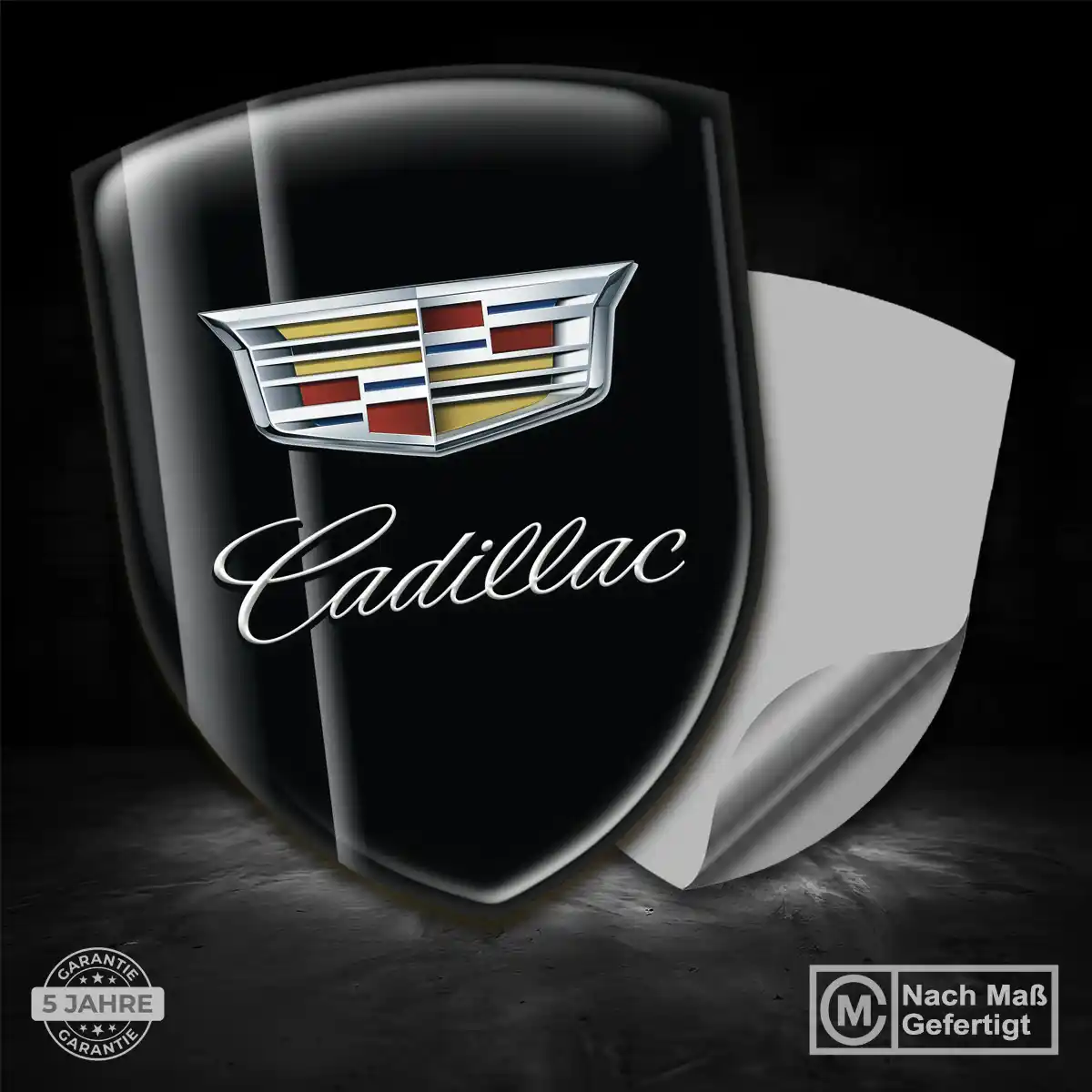 Cadillac Silikon Aufkleber Hochwertiges Harz