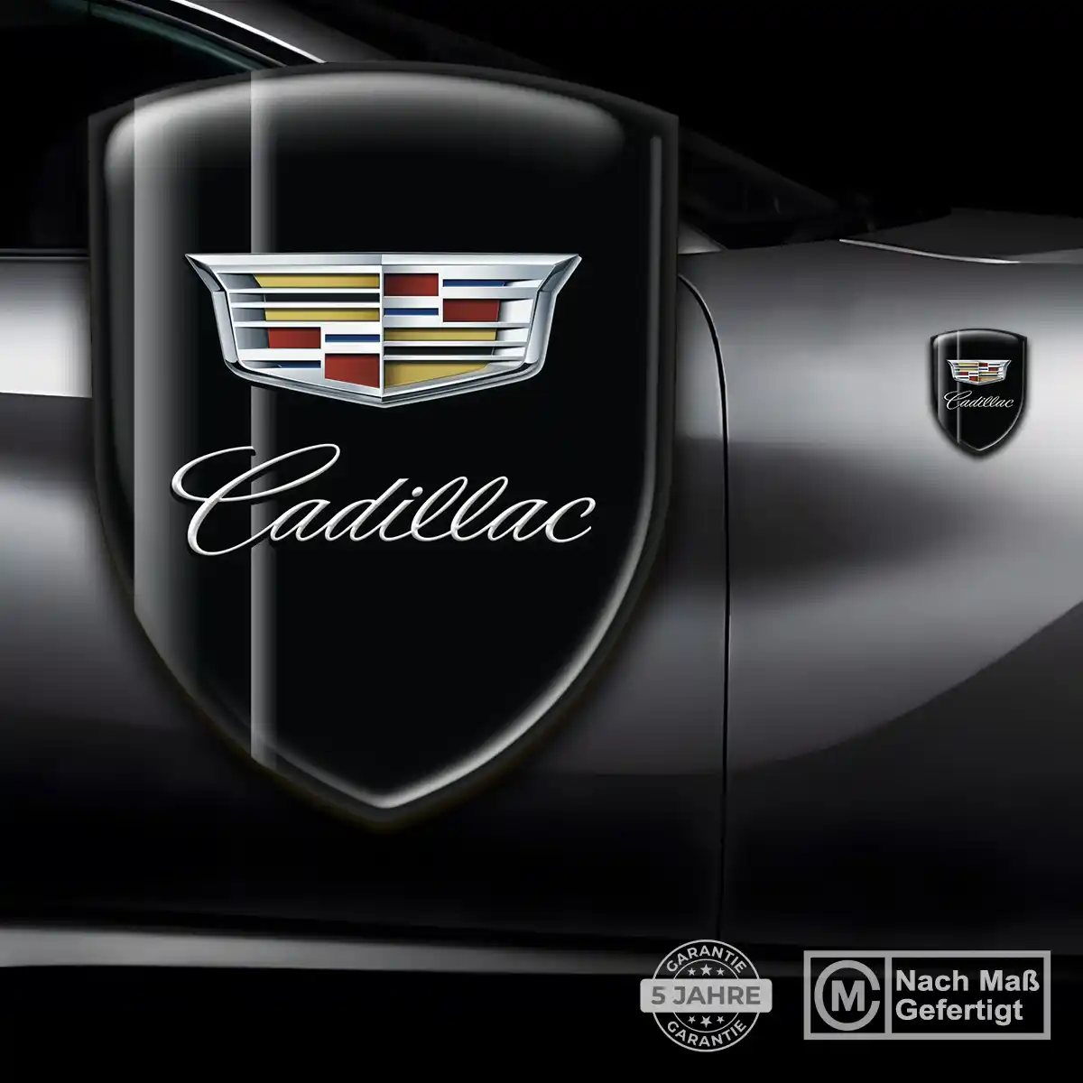 Cadillac Silikon Aufkleber Hochwertiges Harz