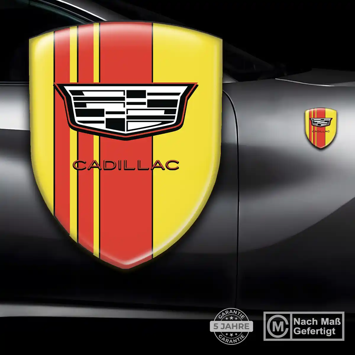 Cadillac Silikon Aufkleber Markenedition