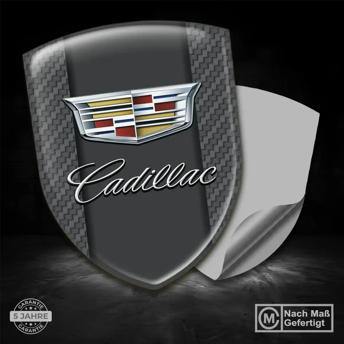 Cadillac Silikon Aufkleber Modernes Design