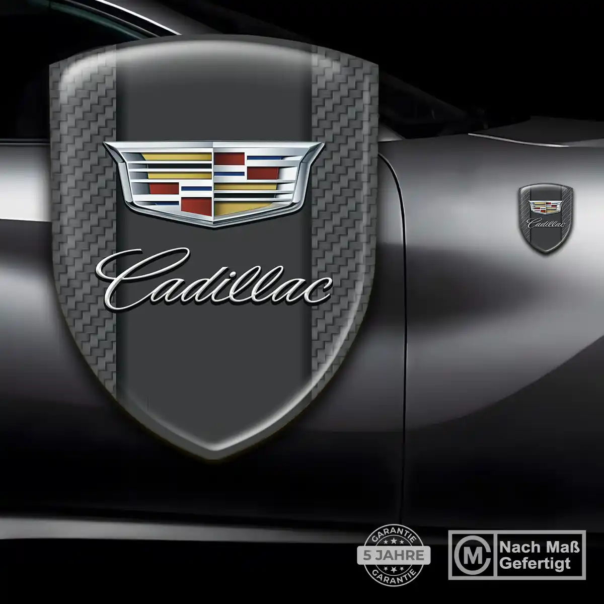 Cadillac Silikon Aufkleber Modernes Design