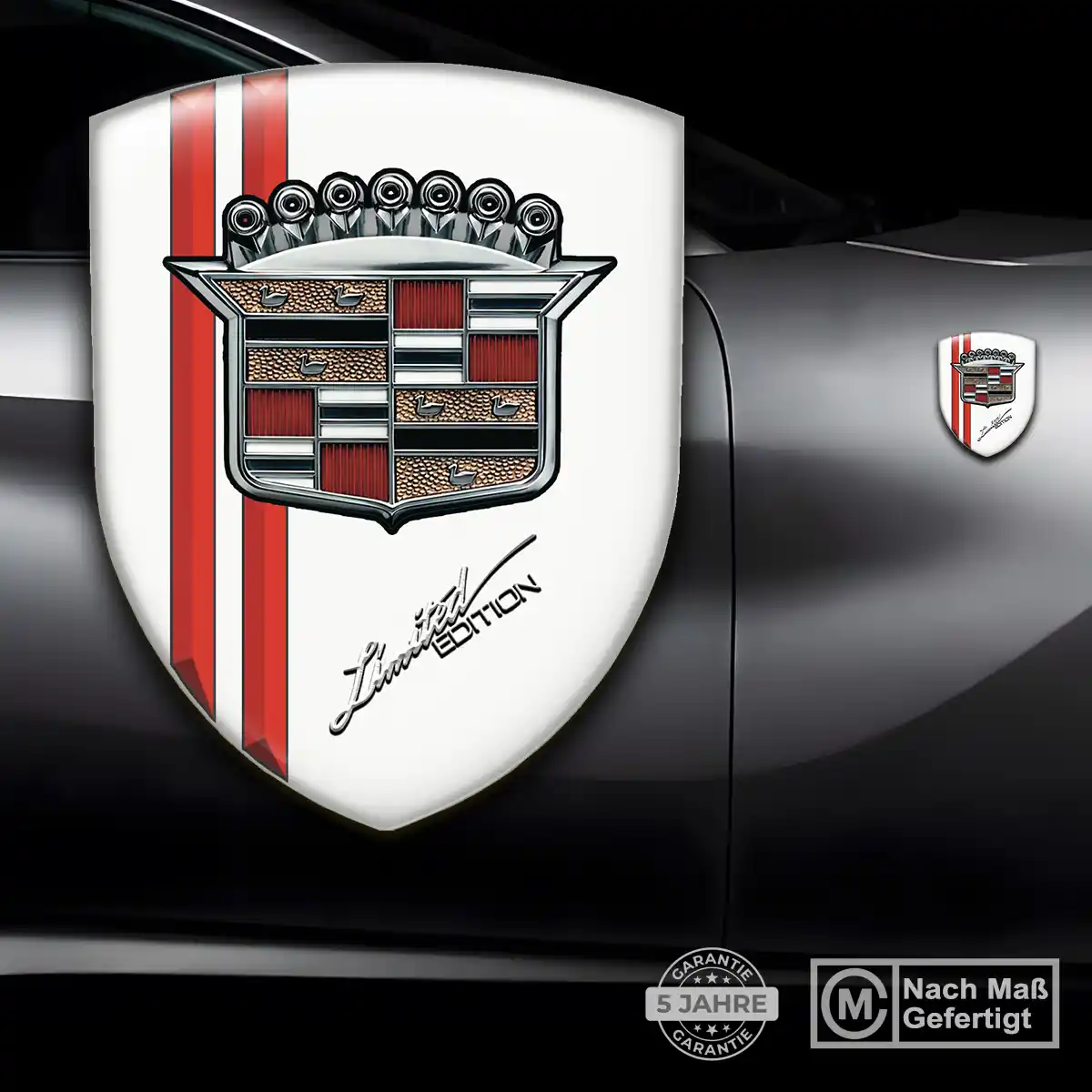 Cadillac Silikon Aufkleber Stilvolles Design