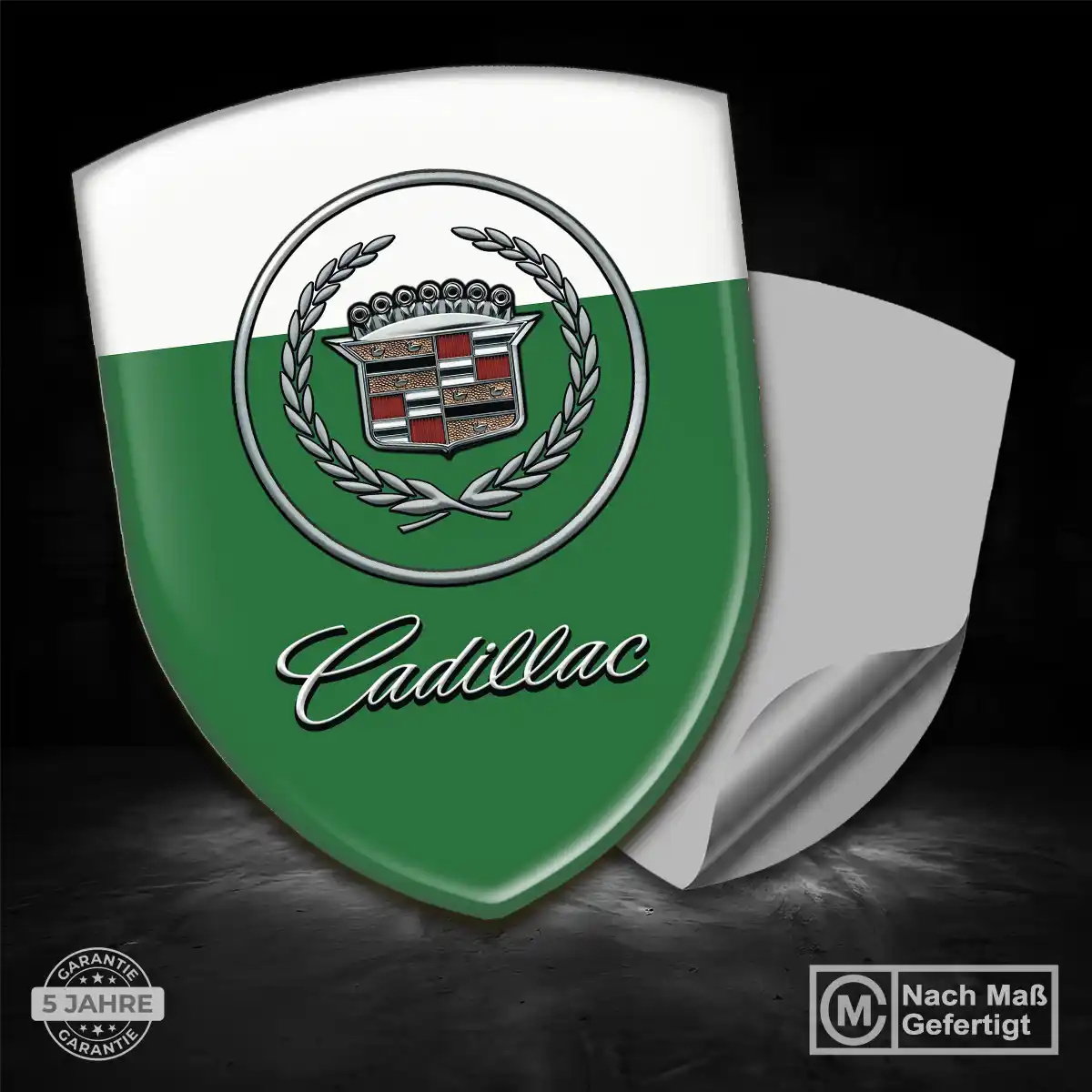 Cadillac Silikon Aufkleber Wappen Auto Exterieurdesign