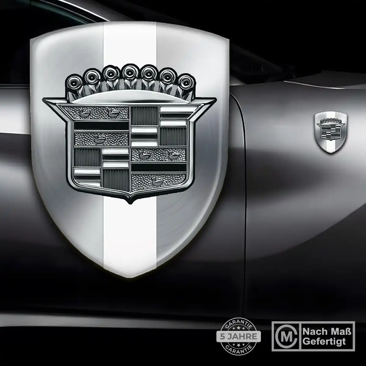 Cadillac Silikon Aufkleber Wappen Auto Höchste Qualität