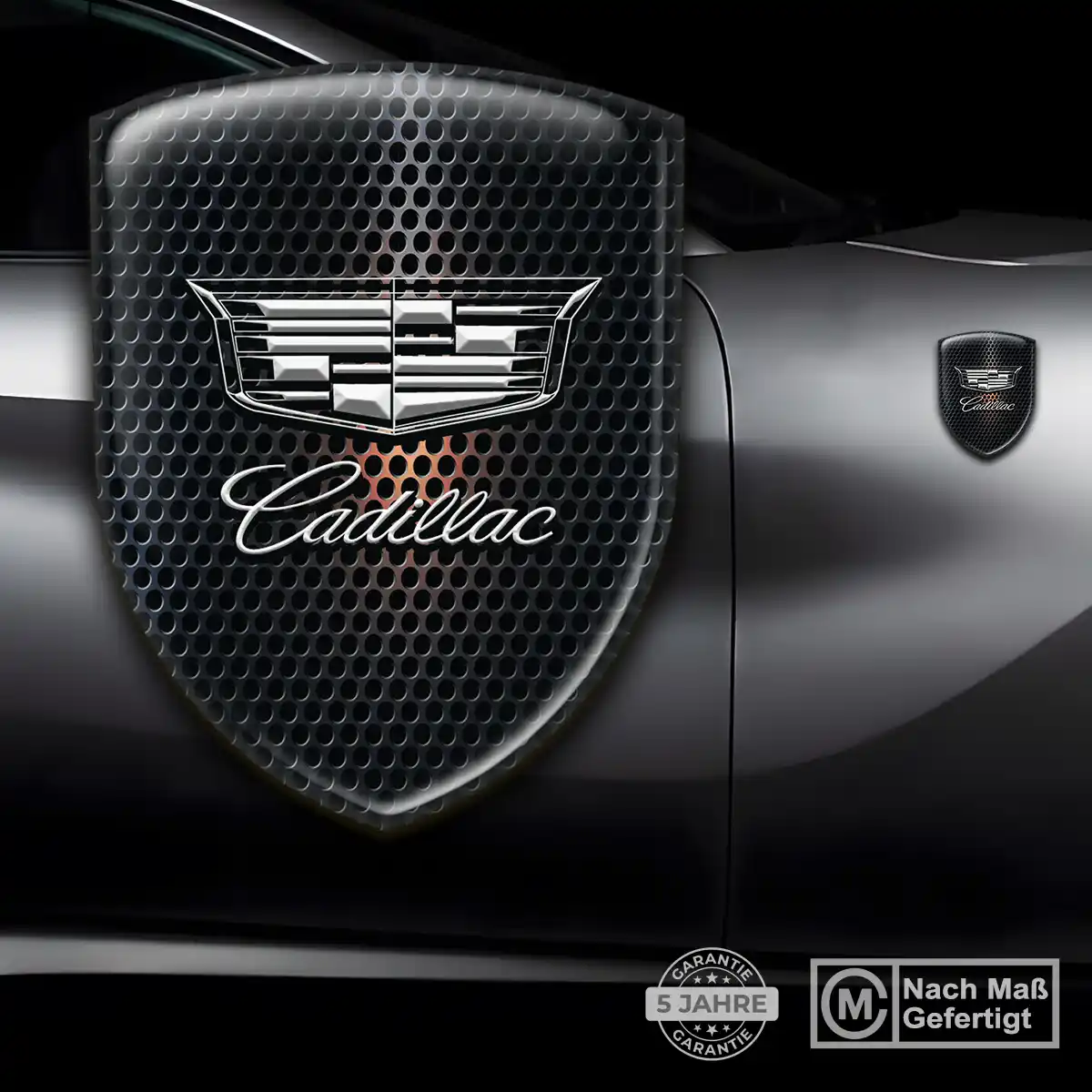 Cadillac Silikon Aufkleber Wappen Auto Hohe Qualität