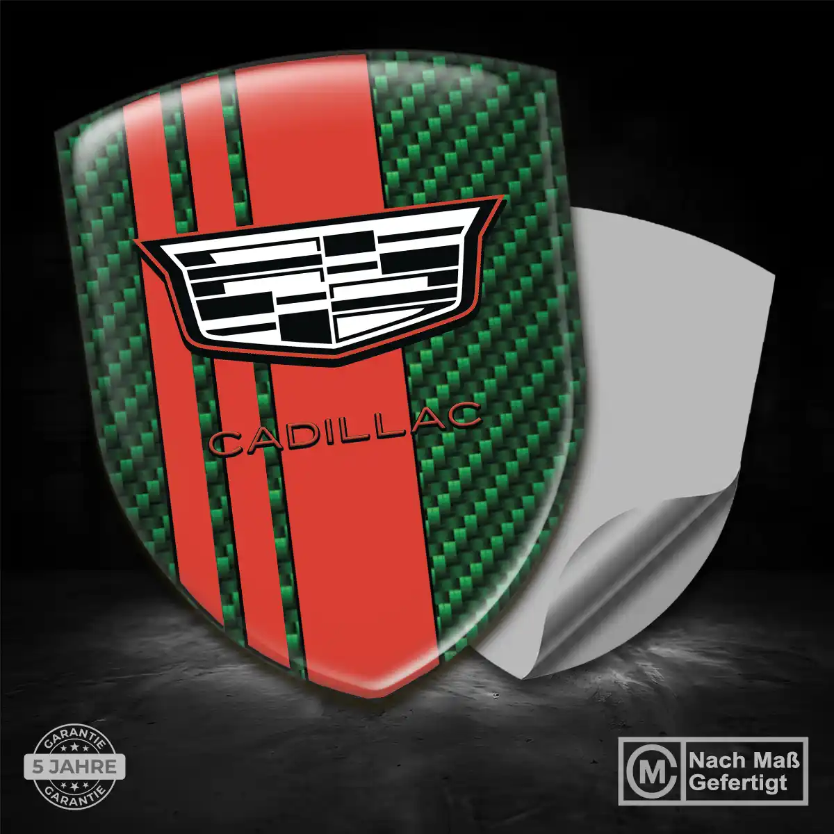 Cadillac Silikon Aufkleber Wappen Auto Interieurdesign