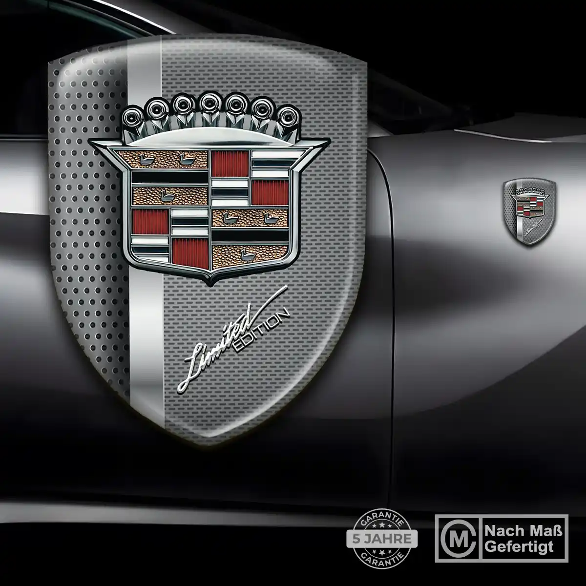 Cadillac Silikon Aufkleber Wappen Auto Modernes Design