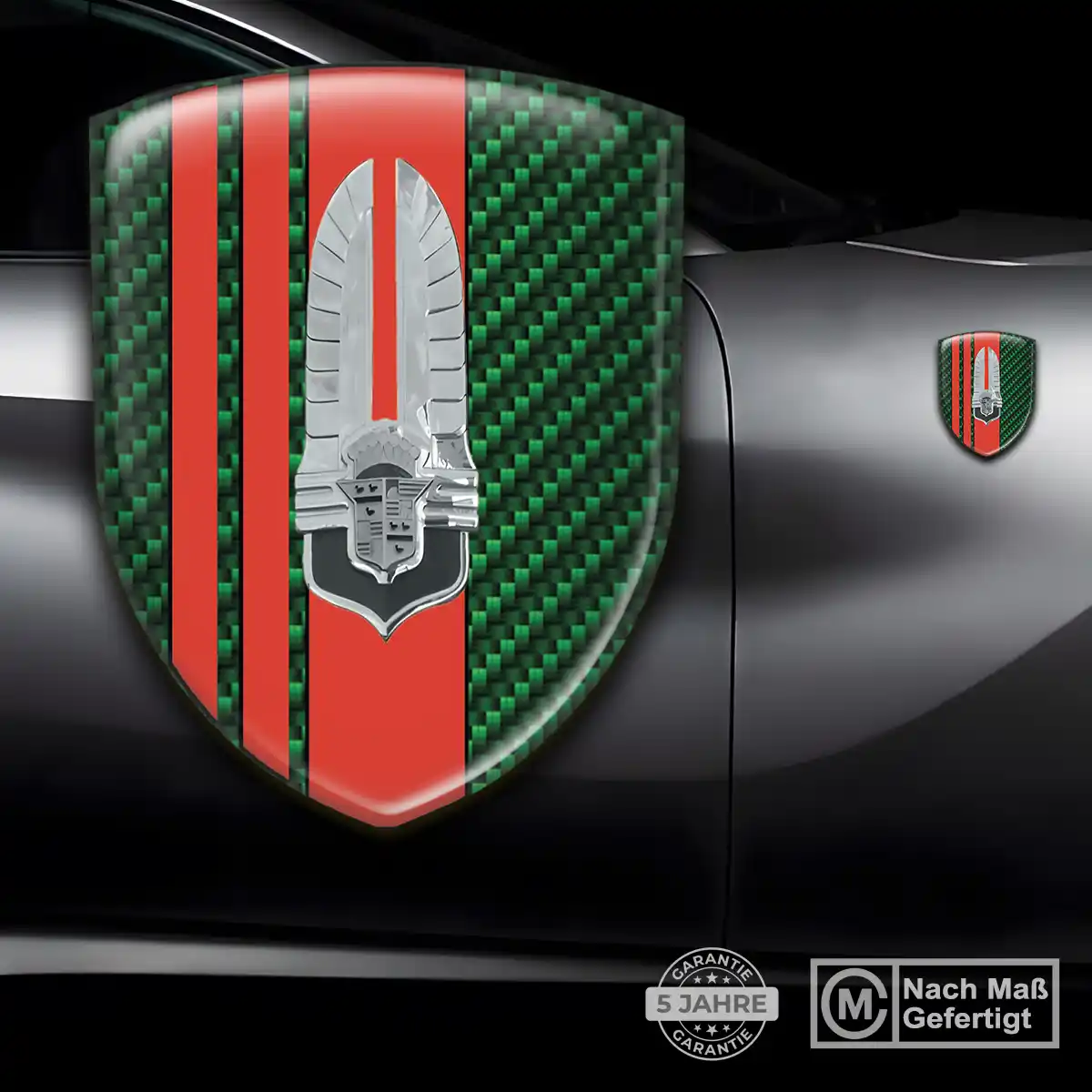 Cadillac Silikon Aufkleber Wappen Exterieurdesign