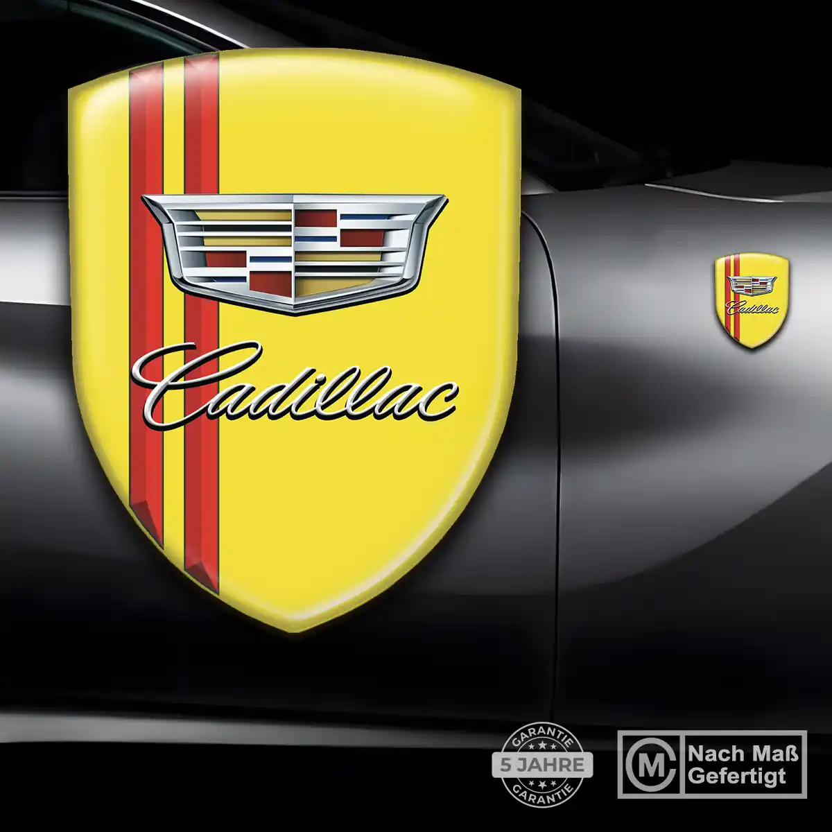 Cadillac Wappen Aufkleber Auto Anspruchsvolles Design