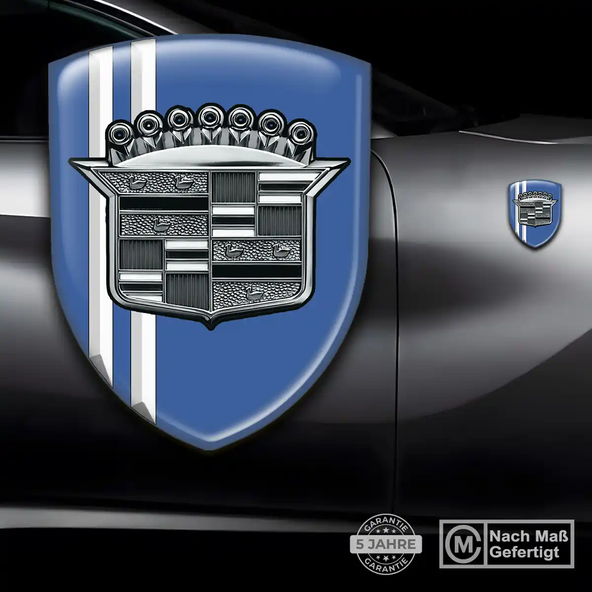Cadillac Wappen Aufkleber Auto Ausdrucksstarkes Design