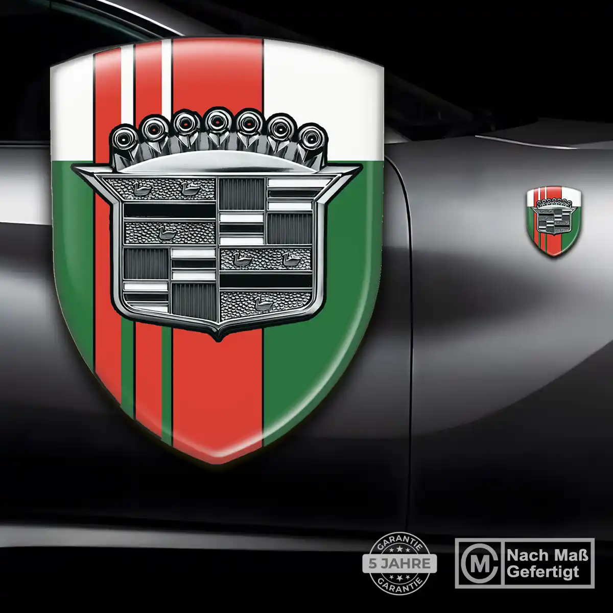 Cadillac Wappen Aufkleber Auto Überzeugende Qualität