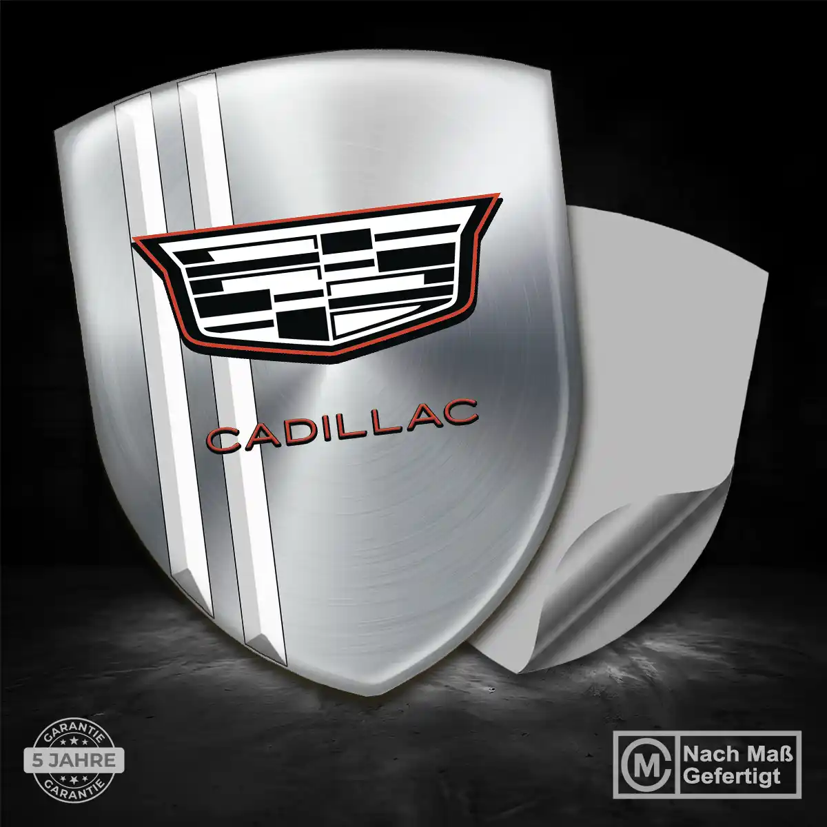 Cadillac Wappen Aufkleber Auto Edles Design
