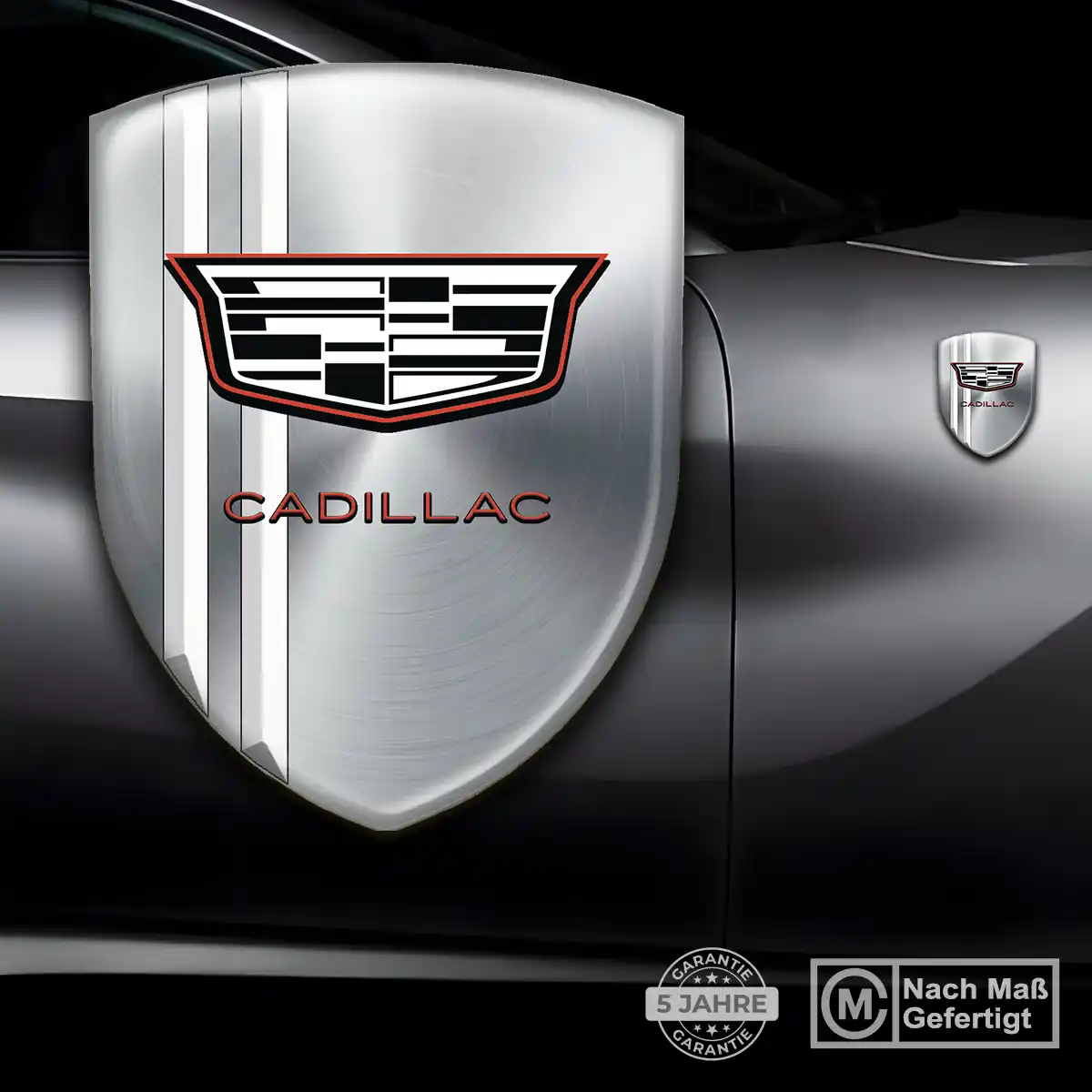 Cadillac Wappen Aufkleber Auto Edles Design