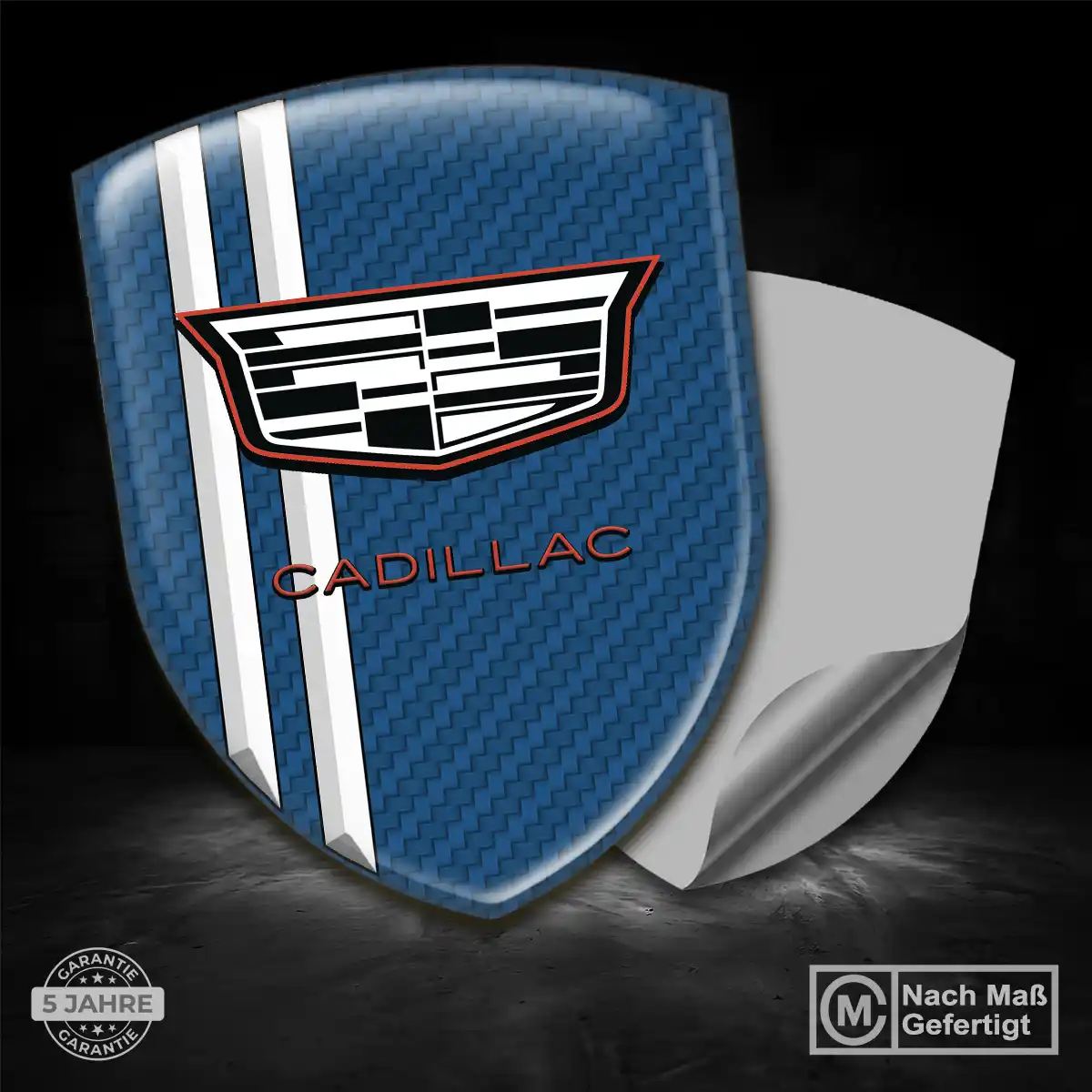 Cadillac Wappen Aufkleber Auto Höchste Qualität