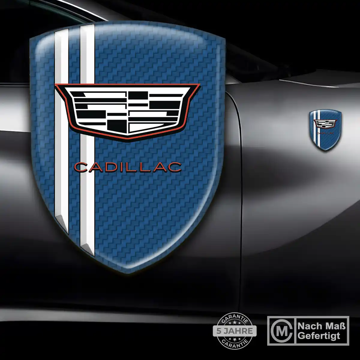 Cadillac Wappen Aufkleber Auto Höchste Qualität