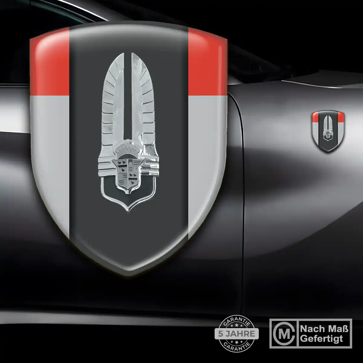 Cadillac Wappen Aufkleber Auto Hochwertiges Harz