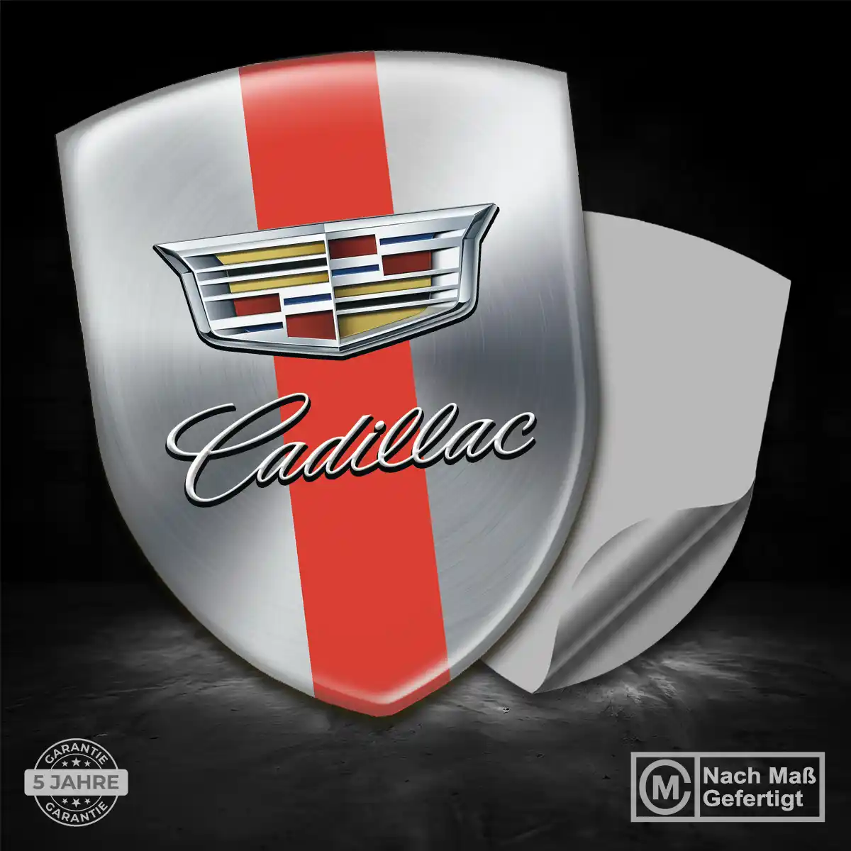Cadillac Wappen Aufkleber Auto Interieurdesign