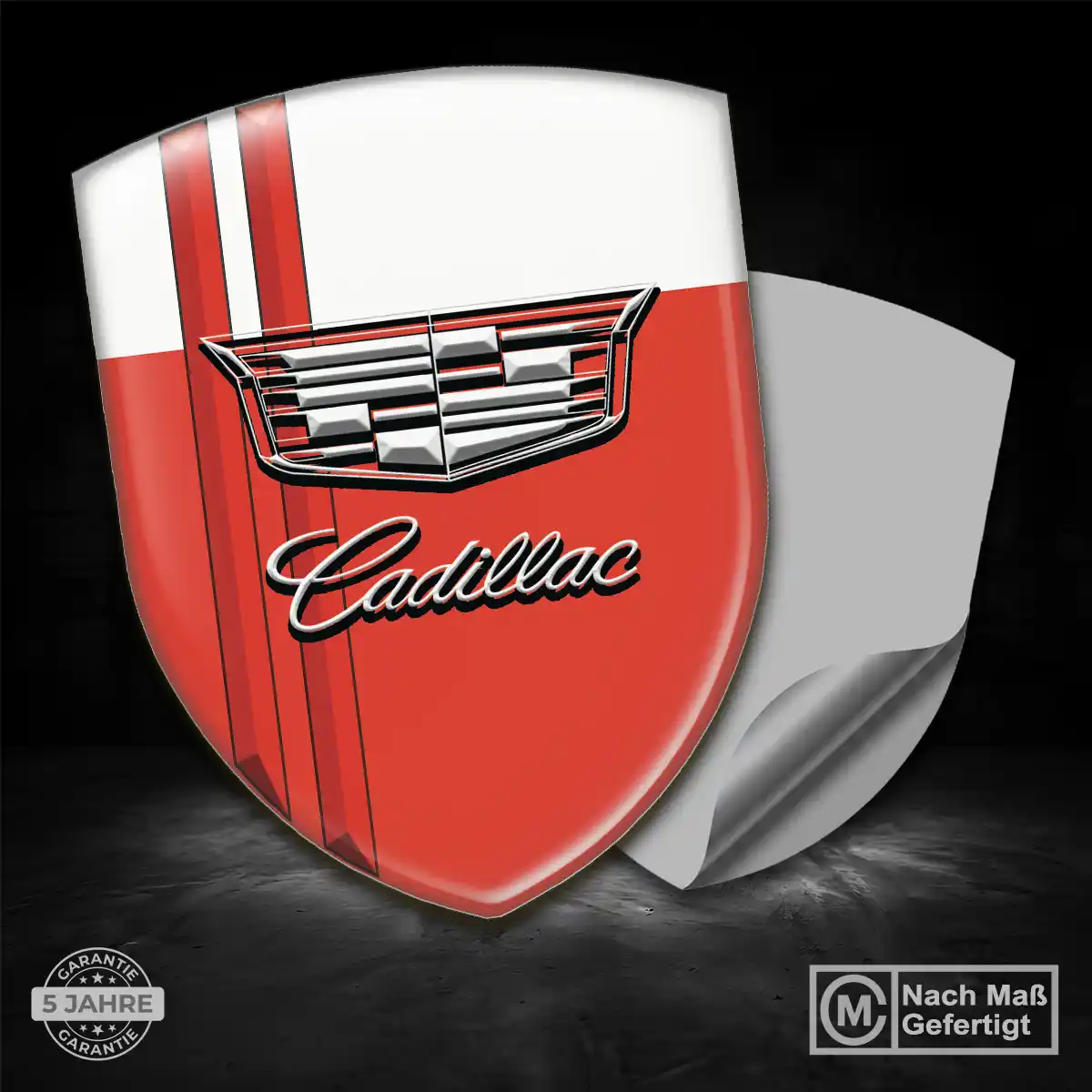 Cadillac Wappen Aufkleber Auto Limitierte Auflage