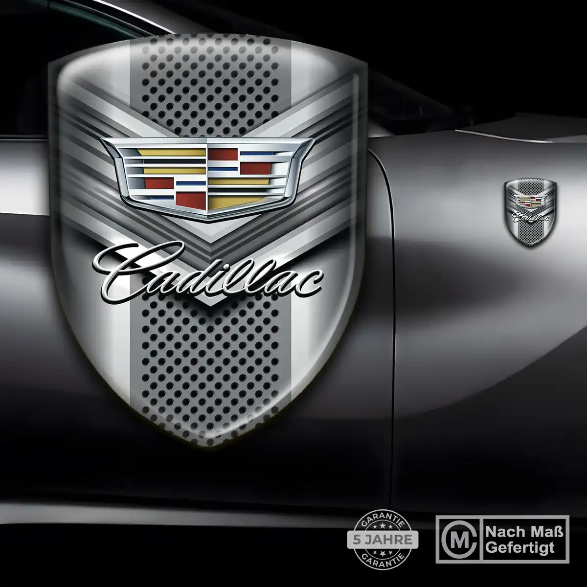 Cadillac Wappen Aufkleber Auto Premium-Edition