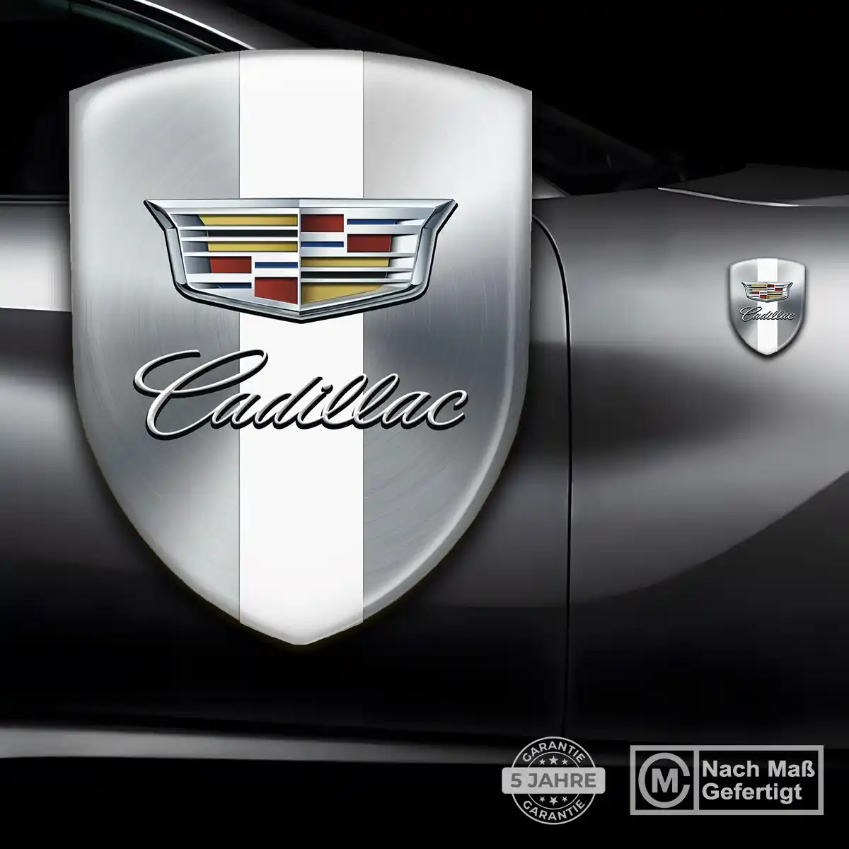 Cadillac Wappen Aufkleber Auto Premiumqualität