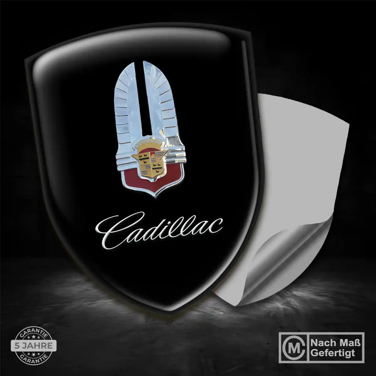 Cadillac Wappen Aufkleber Auto Spitzenqualität