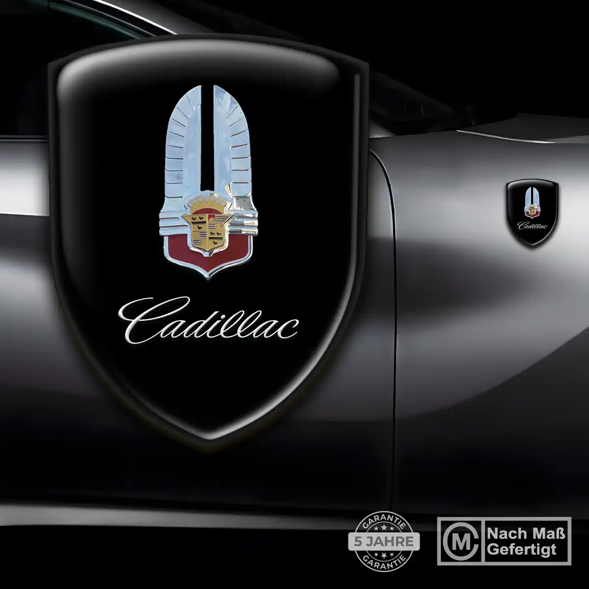 Cadillac Wappen Aufkleber Auto Spitzenqualität