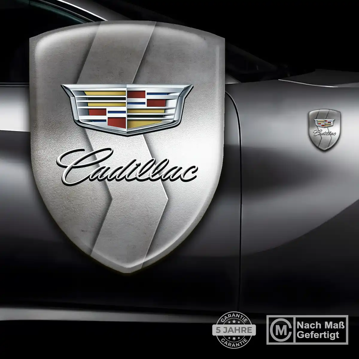 Cadillac Wappen Aufkleber Auto Stilvolles Design