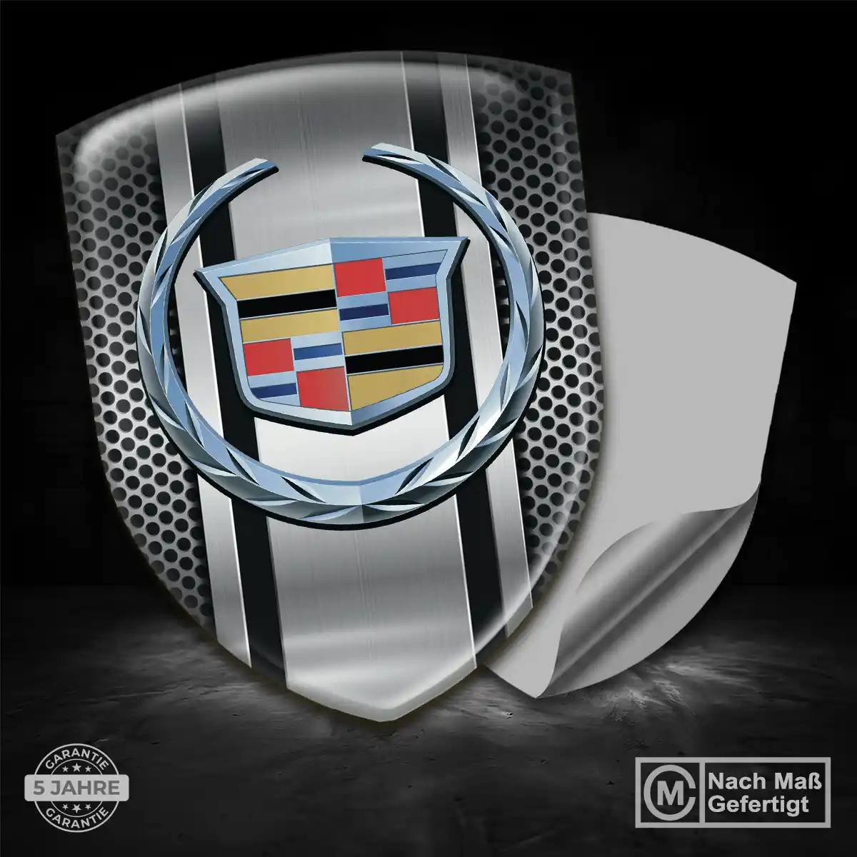 Cadillac Wappen Aufkleber Auto Verlässliche Qualität