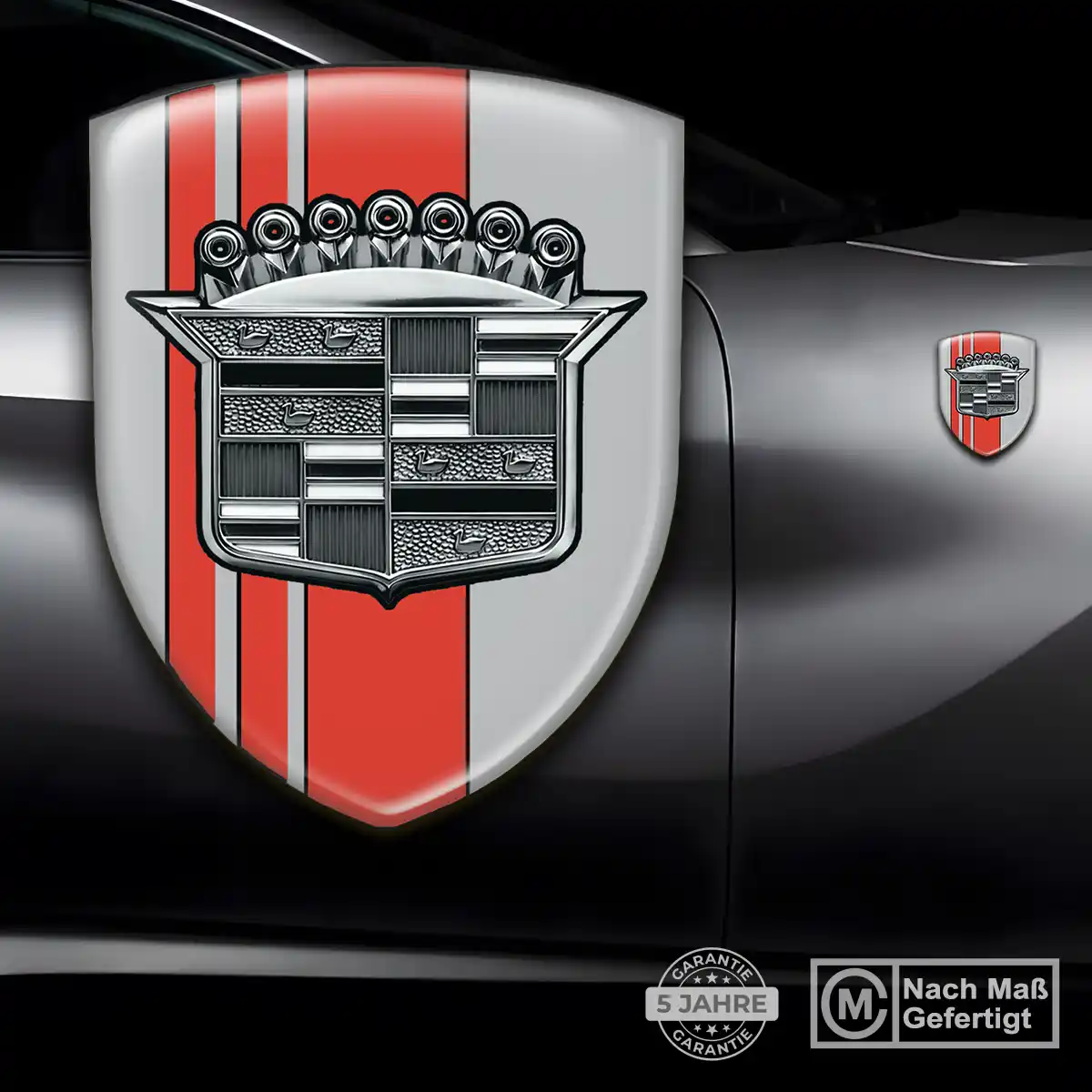 Cadillac Wappen Aufkleber Edles Design