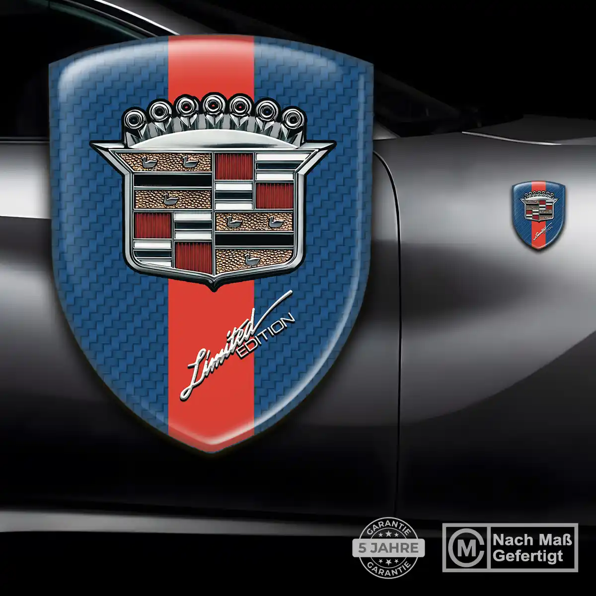 Cadillac Wappen Aufkleber Elegantes Design