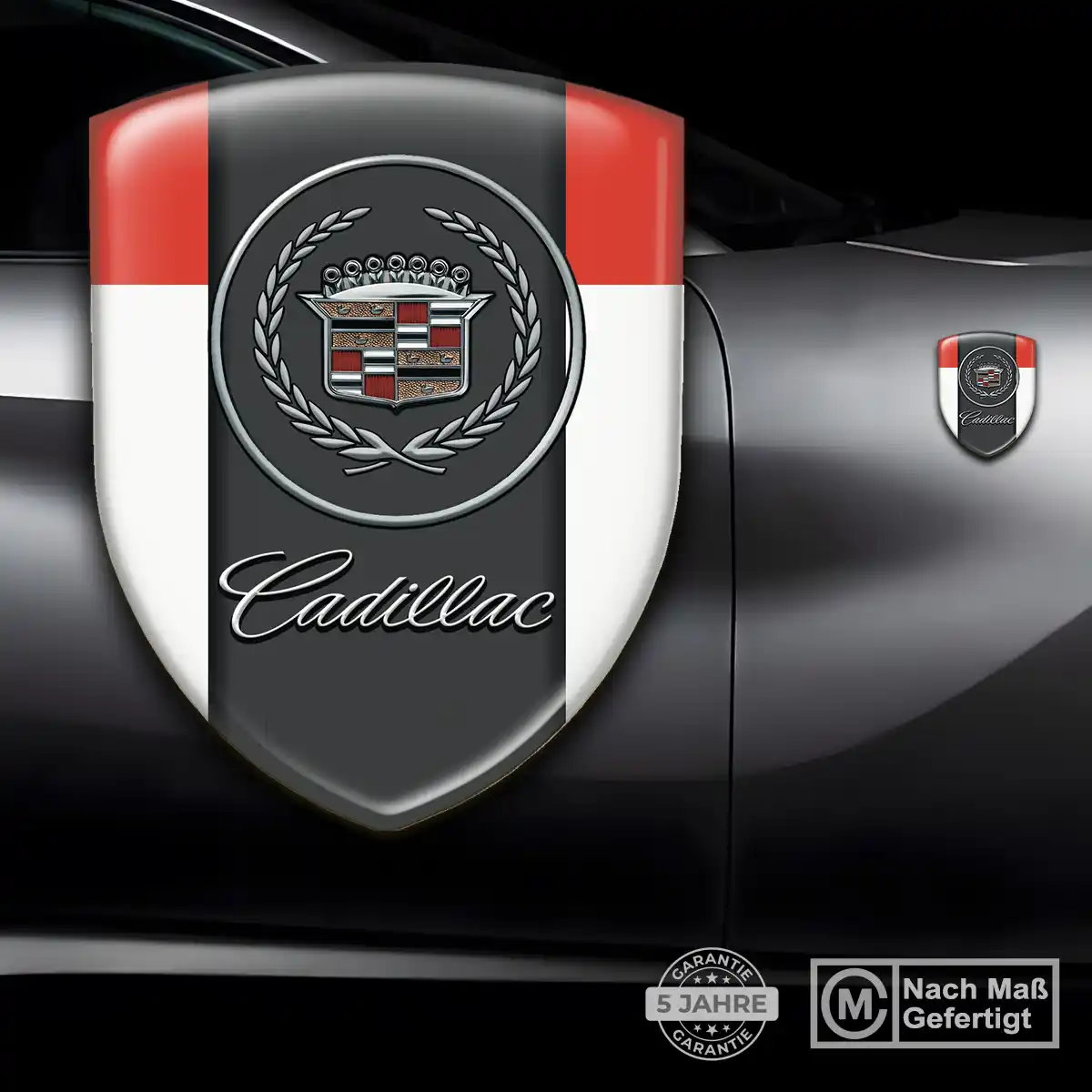 Cadillac Wappen Aufkleber Emblem Auto Erstklassige Qualität