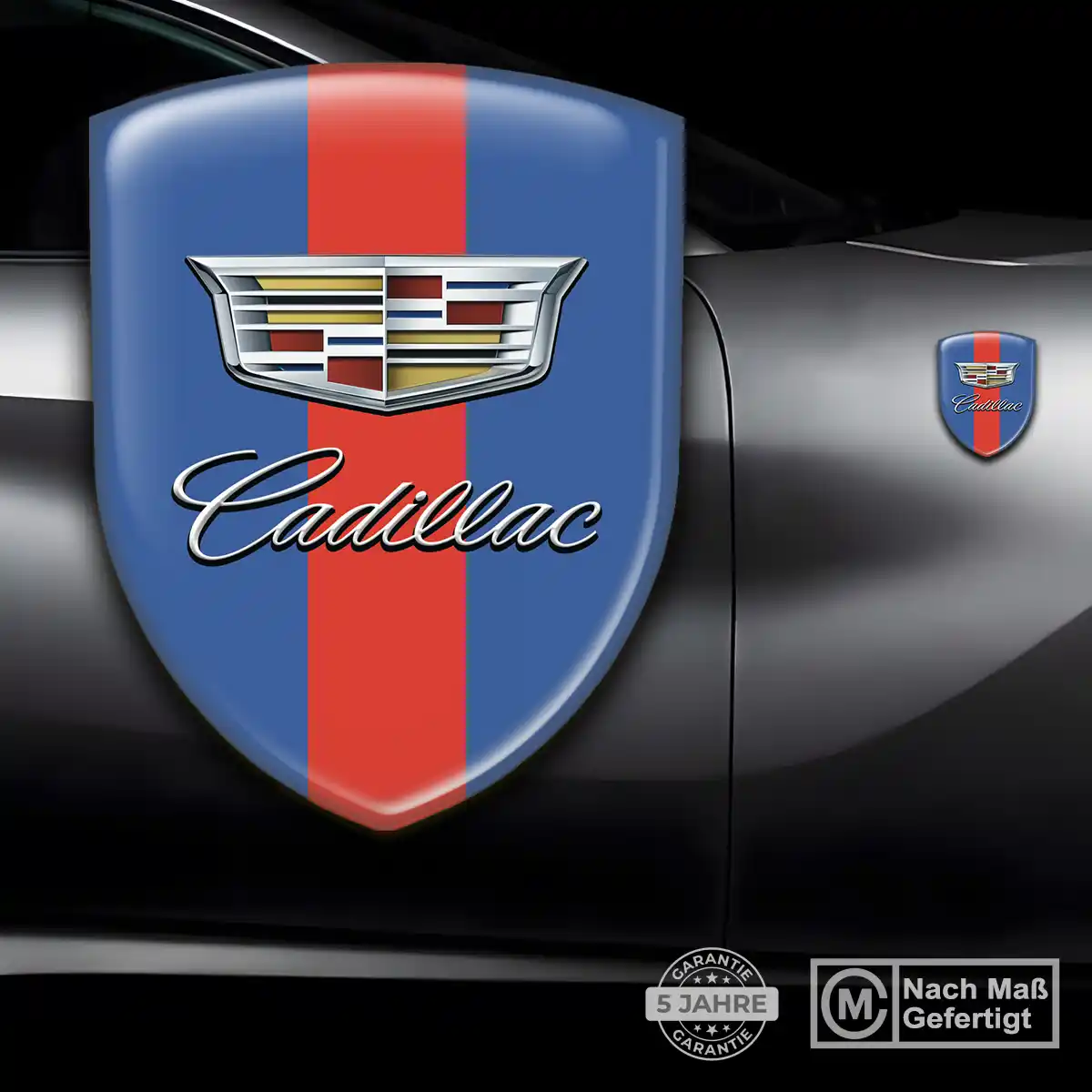 Cadillac Wappen Aufkleber Emblem Auto Exterieurdesign