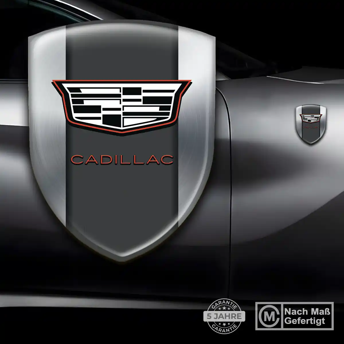 Cadillac Wappen Aufkleber Emblem Auto Limitierte Auflage