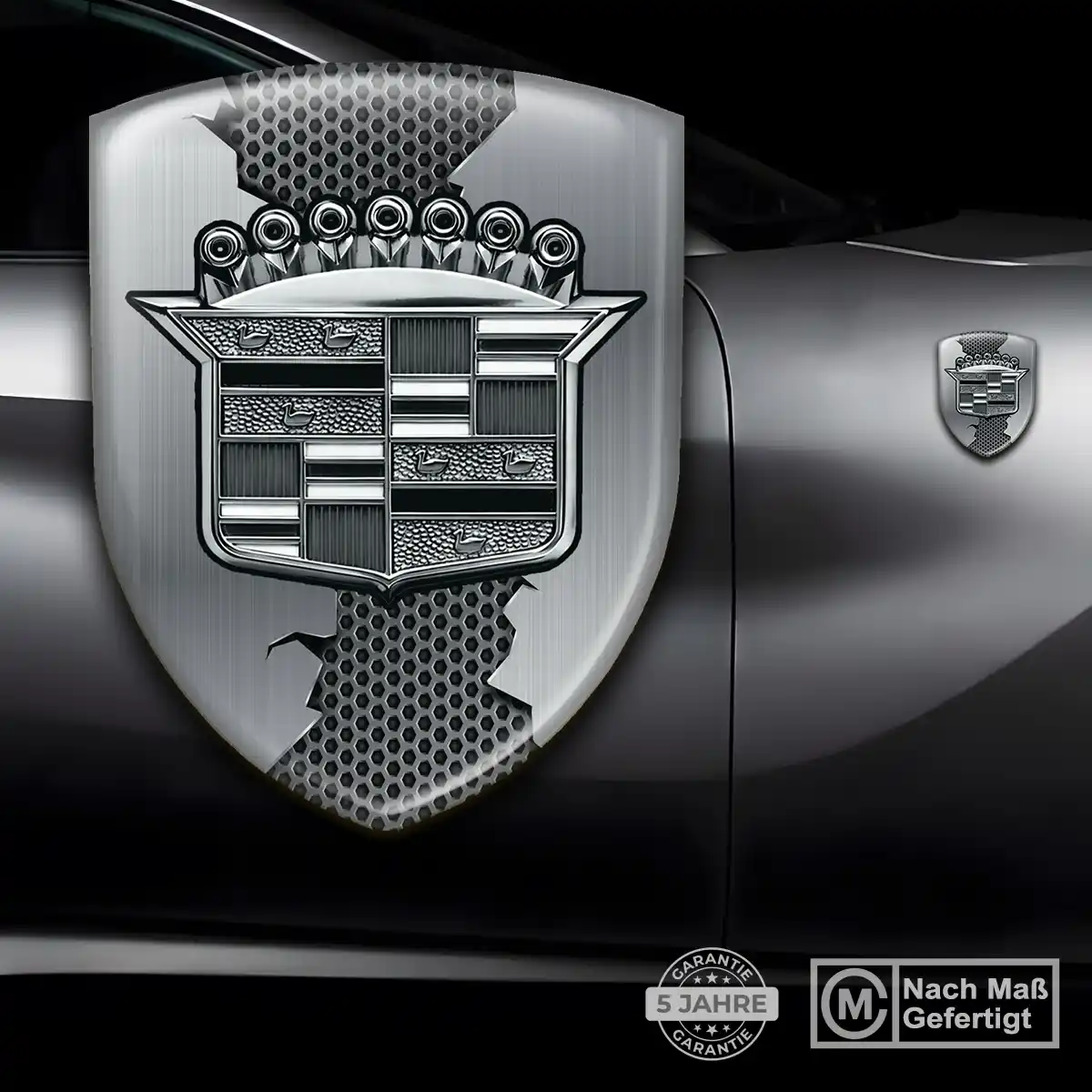 Cadillac Wappen Aufkleber Emblem Auto Modernes Design