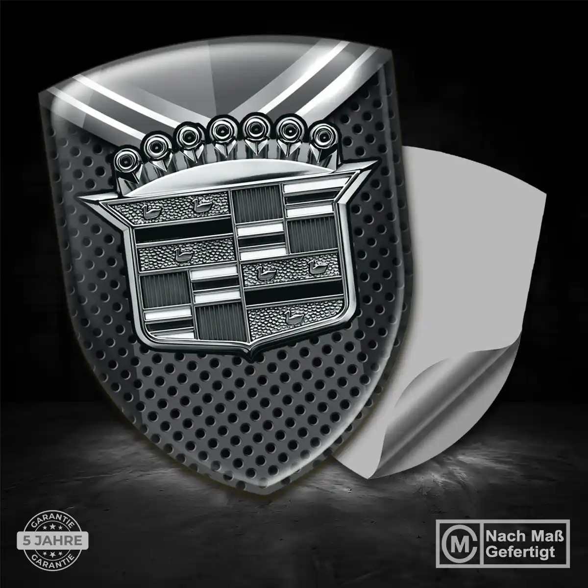 Cadillac Wappen Aufkleber Emblem Auto Premiumqualität