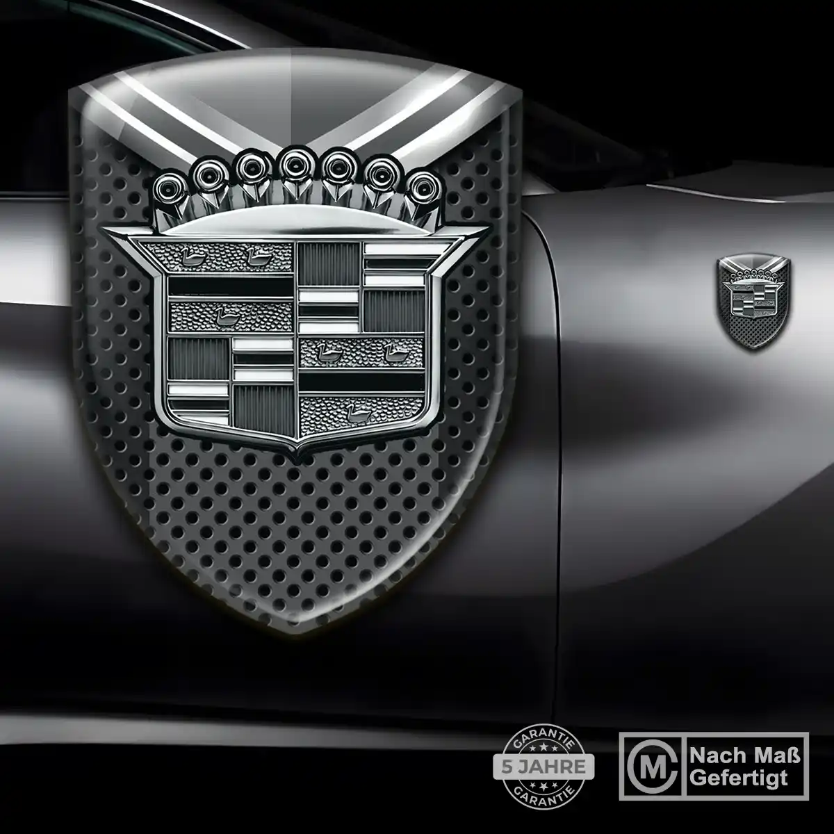 Cadillac Wappen Aufkleber Emblem Auto Premiumqualität