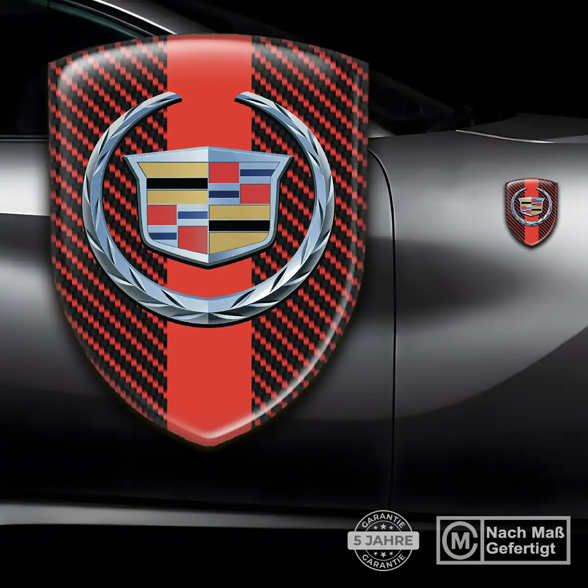 Cadillac Wappen Aufkleber Emblem Auto Tuningfahrzeug